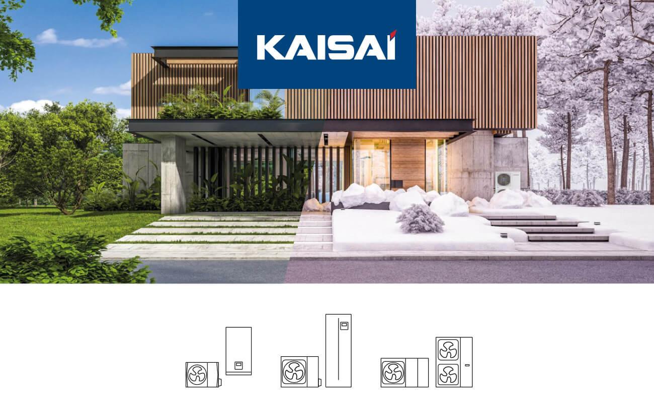 Pompy ciepła monoblok i split firmy Kaisai